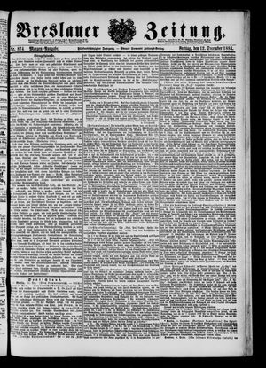 Breslauer Zeitung vom 12.12.1884