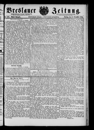 Breslauer Zeitung vom 12.12.1884