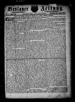 Breslauer Zeitung vom 01.01.1885