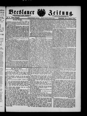Breslauer Zeitung vom 03.01.1885