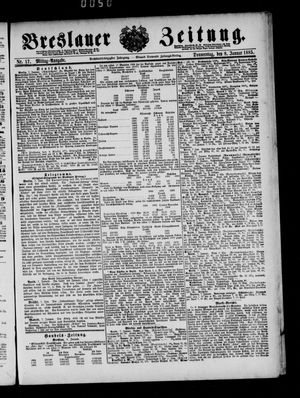 Breslauer Zeitung on Jan 8, 1885