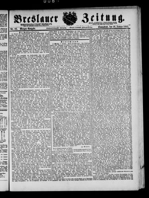 Breslauer Zeitung vom 10.01.1885