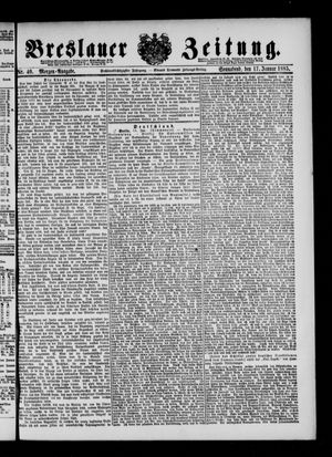 Breslauer Zeitung on Jan 17, 1885