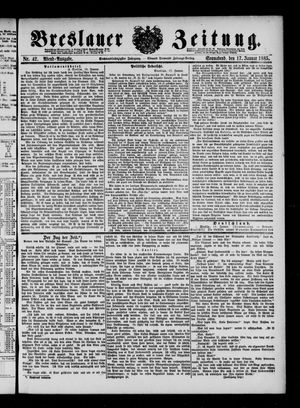 Breslauer Zeitung on Jan 17, 1885