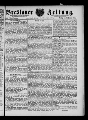 Breslauer Zeitung vom 19.01.1885