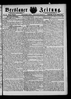 Breslauer Zeitung on Jan 22, 1885