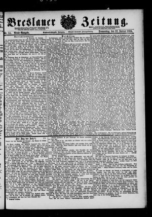 Breslauer Zeitung vom 22.01.1885