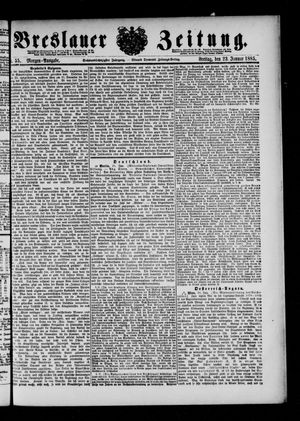 Breslauer Zeitung vom 23.01.1885
