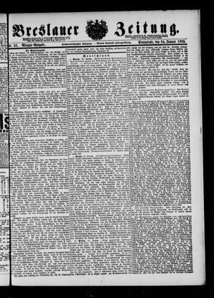 Breslauer Zeitung on Jan 24, 1885