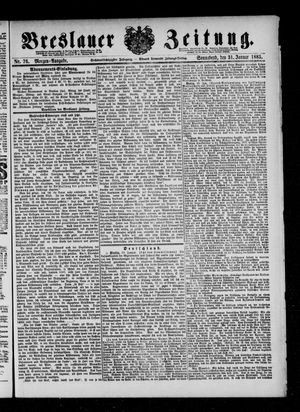 Breslauer Zeitung on Jan 31, 1885