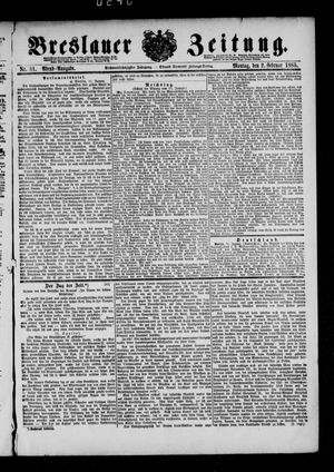 Breslauer Zeitung vom 02.02.1885