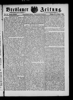 Breslauer Zeitung vom 03.02.1885