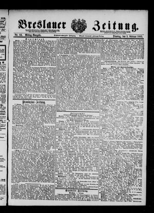 Breslauer Zeitung vom 03.02.1885