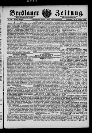 Breslauer Zeitung vom 05.02.1885