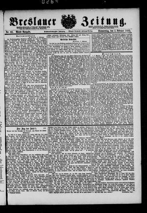 Breslauer Zeitung vom 05.02.1885