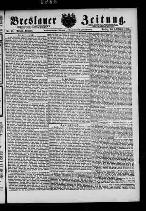Breslauer Zeitung on Feb 6, 1885