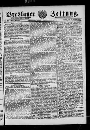 Breslauer Zeitung vom 06.02.1885