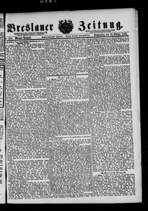 Breslauer Zeitung on Feb 19, 1885