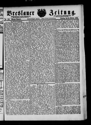 Breslauer Zeitung vom 24.02.1885