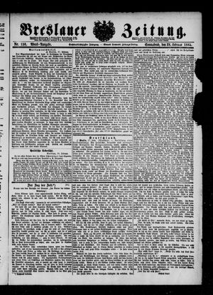 Breslauer Zeitung vom 28.02.1885