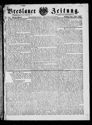 Breslauer Zeitung vom 01.03.1885