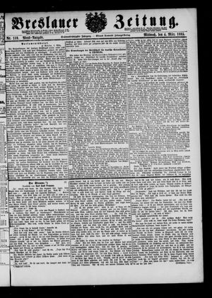 Breslauer Zeitung on Mar 4, 1885