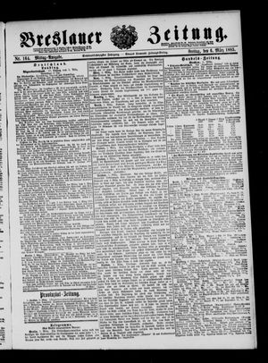Breslauer Zeitung vom 06.03.1885