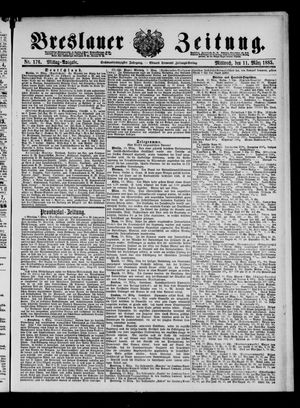 Breslauer Zeitung vom 11.03.1885