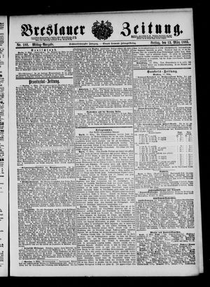 Breslauer Zeitung on Mar 13, 1885