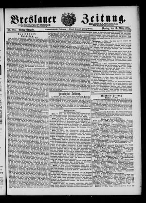 Breslauer Zeitung on Mar 16, 1885