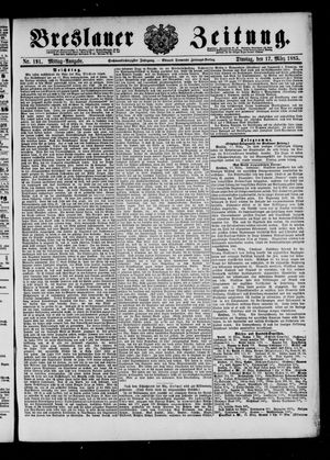 Breslauer Zeitung on Mar 17, 1885