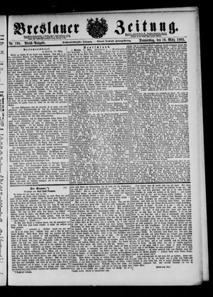 Breslauer Zeitung vom 19.03.1885