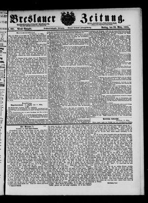 Breslauer Zeitung on Mar 20, 1885