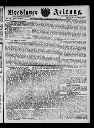 Breslauer Zeitung vom 22.03.1885
