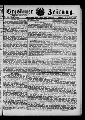 Breslauer Zeitung vom 26.03.1885