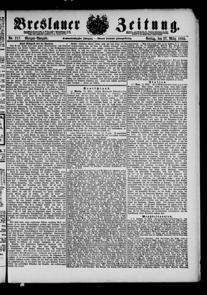 Breslauer Zeitung on Mar 27, 1885