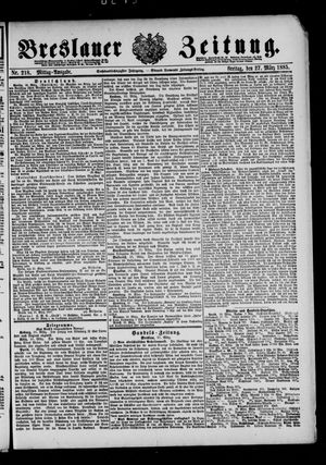 Breslauer Zeitung on Mar 27, 1885