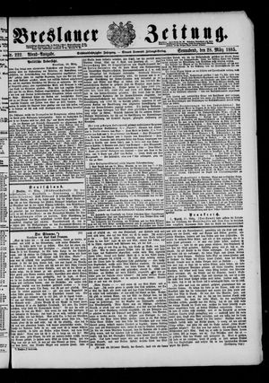 Breslauer Zeitung vom 28.03.1885