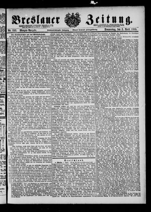 Breslauer Zeitung vom 02.04.1885