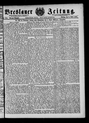 Breslauer Zeitung vom 03.04.1885
