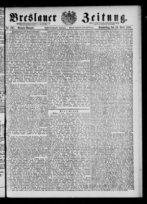 Breslauer Zeitung on Apr 16, 1885