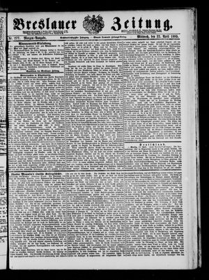 Breslauer Zeitung on Apr 22, 1885