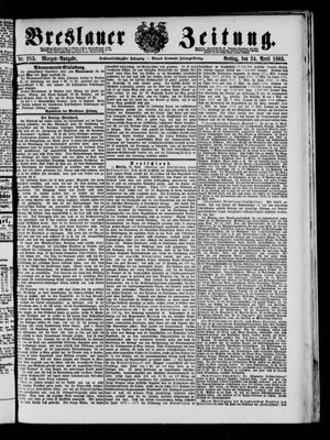 Breslauer Zeitung on Apr 24, 1885