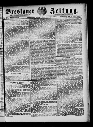 Breslauer Zeitung vom 30.04.1885
