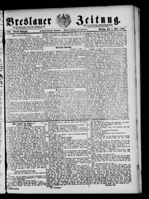 Breslauer Zeitung on May 1, 1885