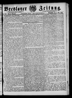 Breslauer Zeitung on May 2, 1885