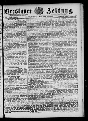 Breslauer Zeitung on May 2, 1885