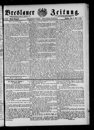 Breslauer Zeitung vom 08.05.1885