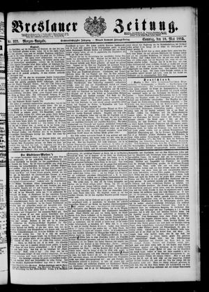 Breslauer Zeitung vom 10.05.1885