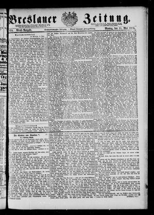 Breslauer Zeitung vom 11.05.1885